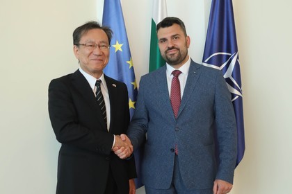 Meeting between Minister Georg Georgiev and the Ambassador of Japan to Bulgaria Hisashi Michigami